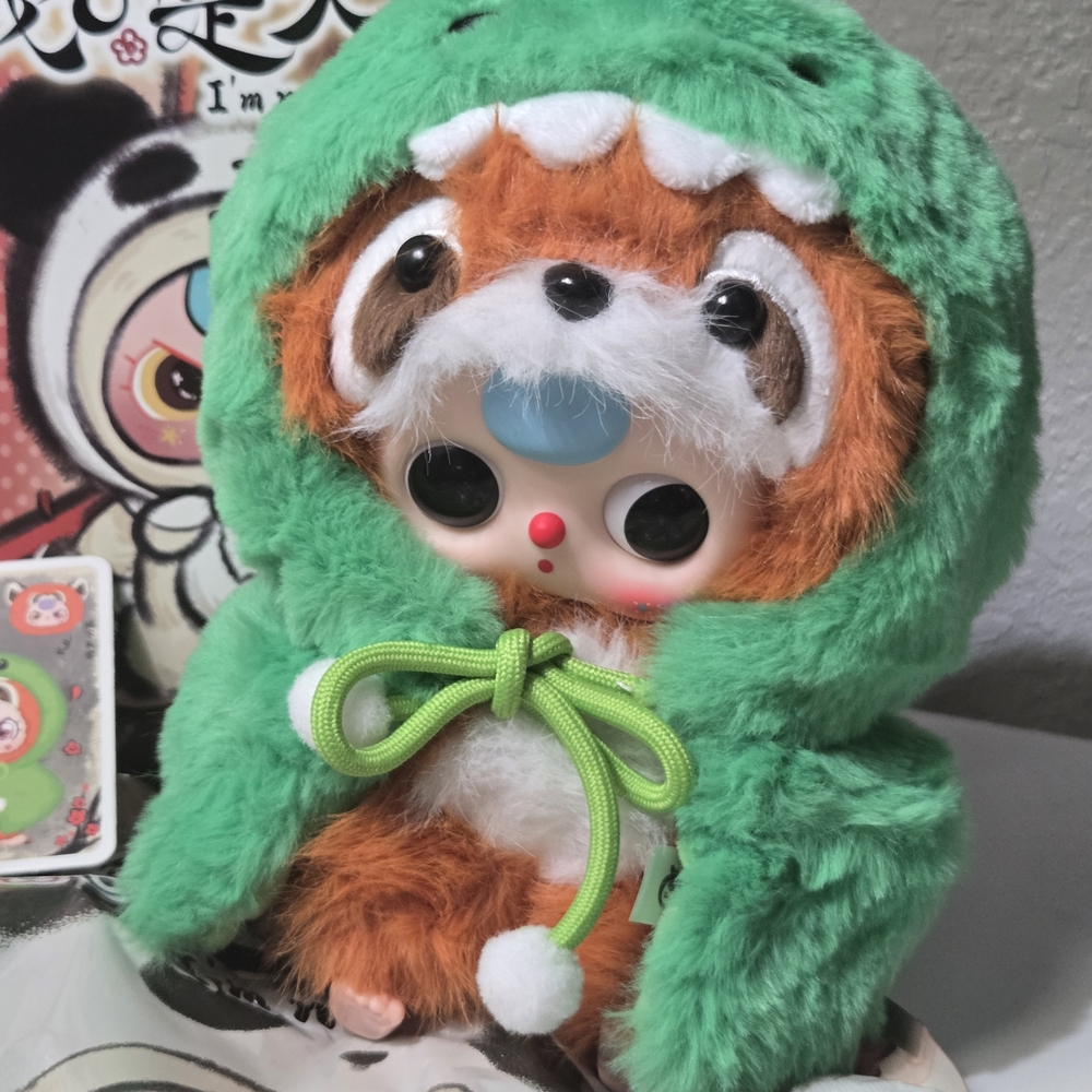 Bb3 Baby Three Im Not A Warrior Red Panda As A Dinosaur